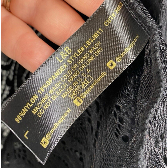 Black Lace Kimono Shawl Wrap Open Front Romantic Whimsigoth Fairy Grunge Vamp L - Picture 7 of 9